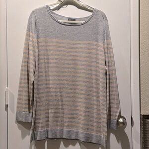 Long sleeve striped sweater